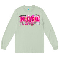 Matcha valentine medical assistant Long Sleeve Tee - CowhideDigitalArt
