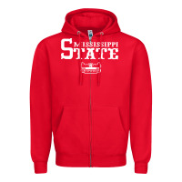 Red mississippi state champs Zipper Hoodie - artisFamous