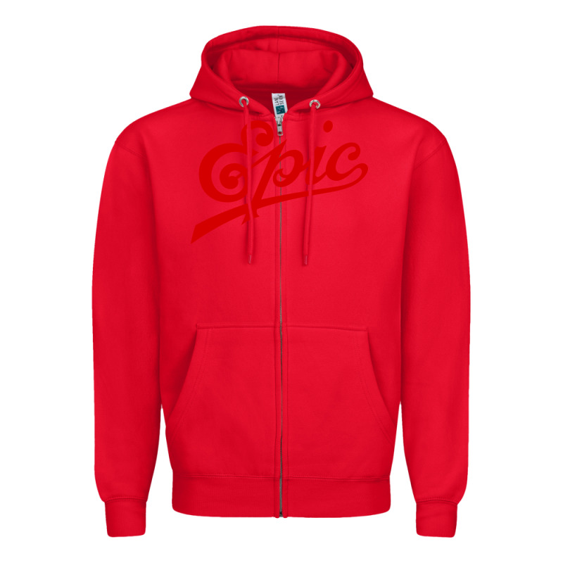 Epic Records Zipper Hoodie by artisFamous | Teevron