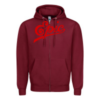 Burgundy epic records Zipper Hoodie - artisFamous