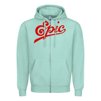 Seafoam epic records Zipper Hoodie - artisFamous