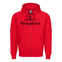 Red parlophone records Zipper Hoodie - artisFamous