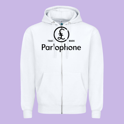 Parlophone Records Zipper Hoodie Designed By Artisfamous