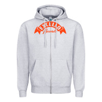 Heather Grey excello records Zipper Hoodie - artisFamous