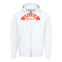 White excello records Zipper Hoodie - artisFamous