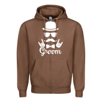 Chestnut groom bachelor party Zipper Hoodie - artisFamous