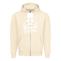 Sandshell groom bachelor party Zipper Hoodie - artisFamous