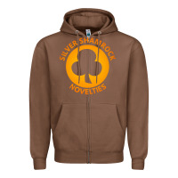 Chestnut silver shamrock novelties Zipper Hoodie - artisFamous