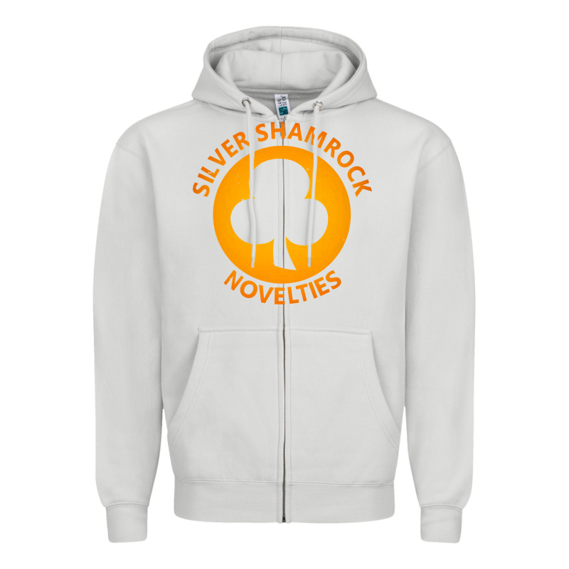 Silver Shamrock Novelties Zipper Hoodie by artisFamous | Teevron