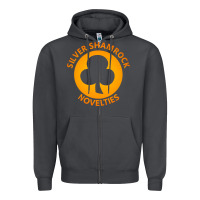 Smoke silver shamrock novelties Zipper Hoodie - artisFamous