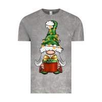 Cloud Rock Christmas Gnome With Gift Vintage Tee - BundleAndBundleShop