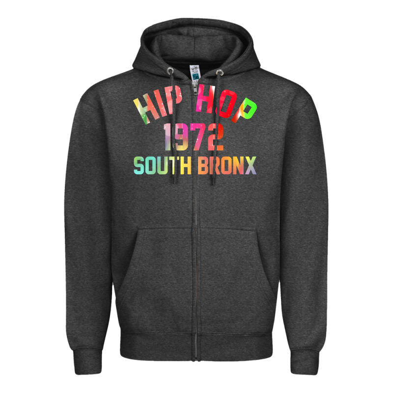 Hip Hop 1972 South Bronx Zipper Hoodie by artisFamous | Teevron