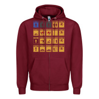 Burgundy friday, i'm in love! Zipper Hoodie - artisFamous