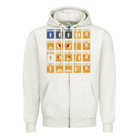 Oatmeal Heather friday, i'm in love! Zipper Hoodie - artisFamous