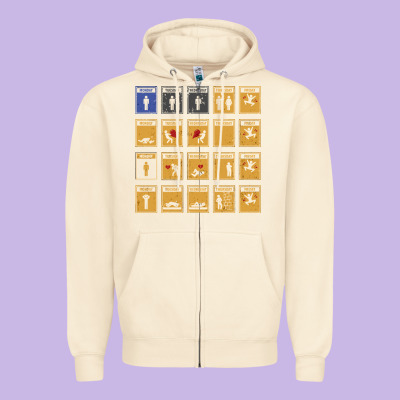 Friday, I'm In Love! Zipper Hoodie Designed By Artisfamous