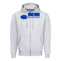 Heather Grey blue note records Zipper Hoodie - artisFamous