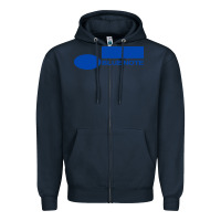 Navy blue note records Zipper Hoodie - artisFamous