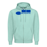 Seafoam blue note records Zipper Hoodie - artisFamous