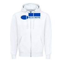 White blue note records Zipper Hoodie - artisFamous