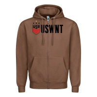 Chestnut uswnt Zipper Hoodie - artisFamous