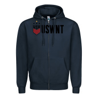 Navy uswnt Zipper Hoodie - artisFamous