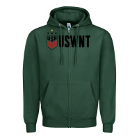 Sports Green uswnt Zipper Hoodie - artisFamous