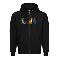 Black do a barrel roll! Zipper Hoodie - artisFamous