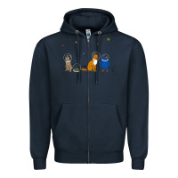 Navy do a barrel roll! Zipper Hoodie - artisFamous