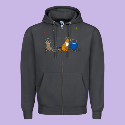 Do A Barrel Roll! Zipper Hoodie Designed By Artisfamous