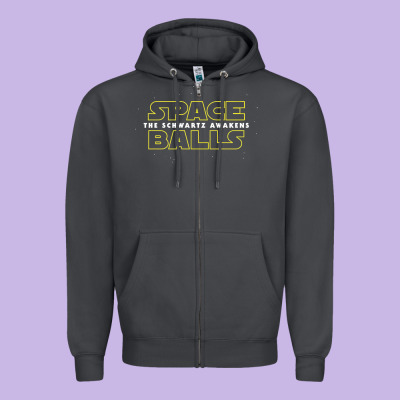 Spaceballs The Schwartz Awakens Zipper Hoodie Designed By Artisfamous
