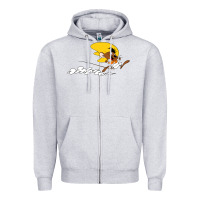 Heather Grey speedy gonzales v taz bugs bunny mexico Zipper Hoodie - artisFamous