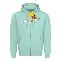 Seafoam speedy gonzales v taz bugs bunny mexico Zipper Hoodie - artisFamous
