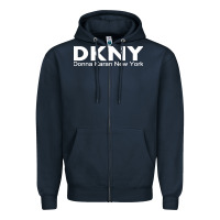 Navy dknys Zipper Hoodie - artisFamous