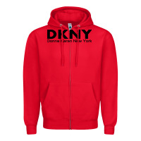 Red dknys Zipper Hoodie - artisFamous
