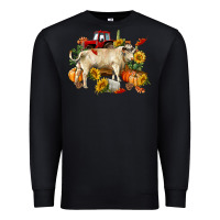 Black Fall charolais bull Premium Sweatshirt - RanaPortraitStore