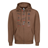 Chestnut animals i can kill with my bare hands Zipper Hoodie - artisFamous