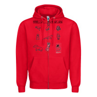 Red animals i can kill with my bare hands Zipper Hoodie - artisFamous