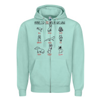 Seafoam animals i can kill with my bare hands Zipper Hoodie - artisFamous