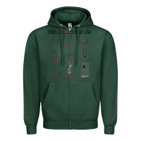 Sports Green animals i can kill with my bare hands Zipper Hoodie - artisFamous