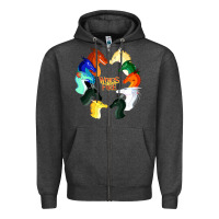 Charcoal Heather wings of fire Zipper Hoodie - artisFamous
