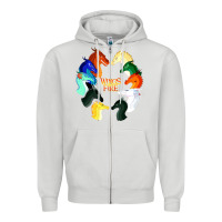 Dove Grey wings of fire Zipper Hoodie - artisFamous