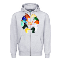 Heather Grey wings of fire Zipper Hoodie - artisFamous