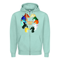 Seafoam wings of fire Zipper Hoodie - artisFamous
