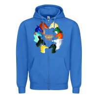 True Royal wings of fire Zipper Hoodie - artisFamous