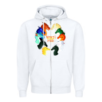 White wings of fire Zipper Hoodie - artisFamous