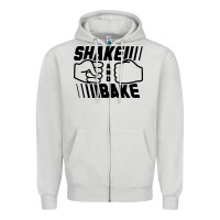 Dove Grey shake and bake Zipper Hoodie - artisFamous