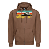 Chestnut scout Zipper Hoodie - artisFamous