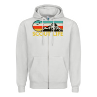 Dove Grey scout Zipper Hoodie - artisFamous