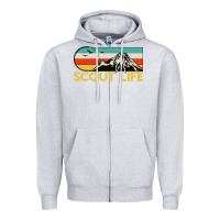 Heather Grey scout Zipper Hoodie - artisFamous
