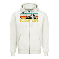 Oatmeal Heather scout Zipper Hoodie - artisFamous
